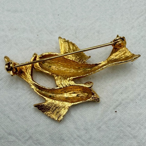 Vintage Koi Brooch - Picture 3 of 4